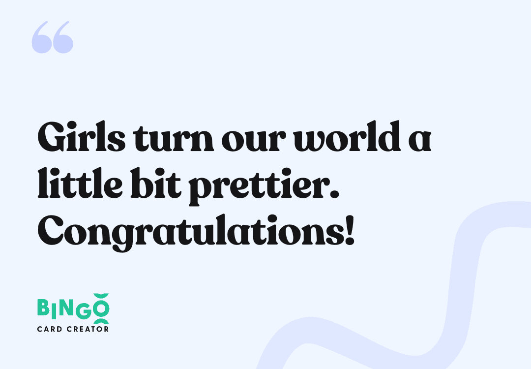 baby girl message