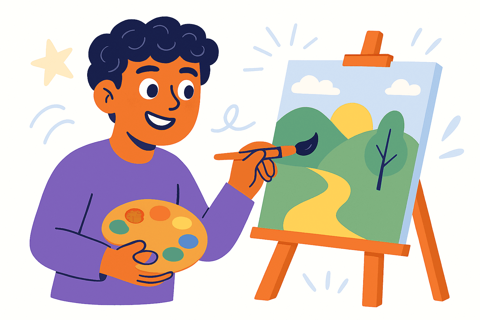 character painting